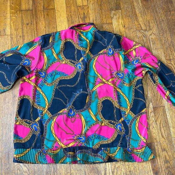 Alfred Dunner vintage women's size 16 blouse Long Sleeve Retro Classic - Picture 5 of 6